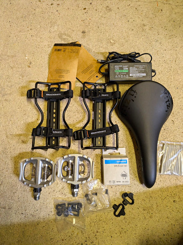 Shimano spd klickpedale silber - spd,