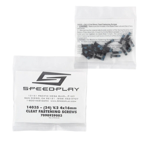 Speedplay cleat schrauben - speedplay, v.2