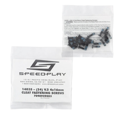 Speedplay cleat schrauben - v.2,